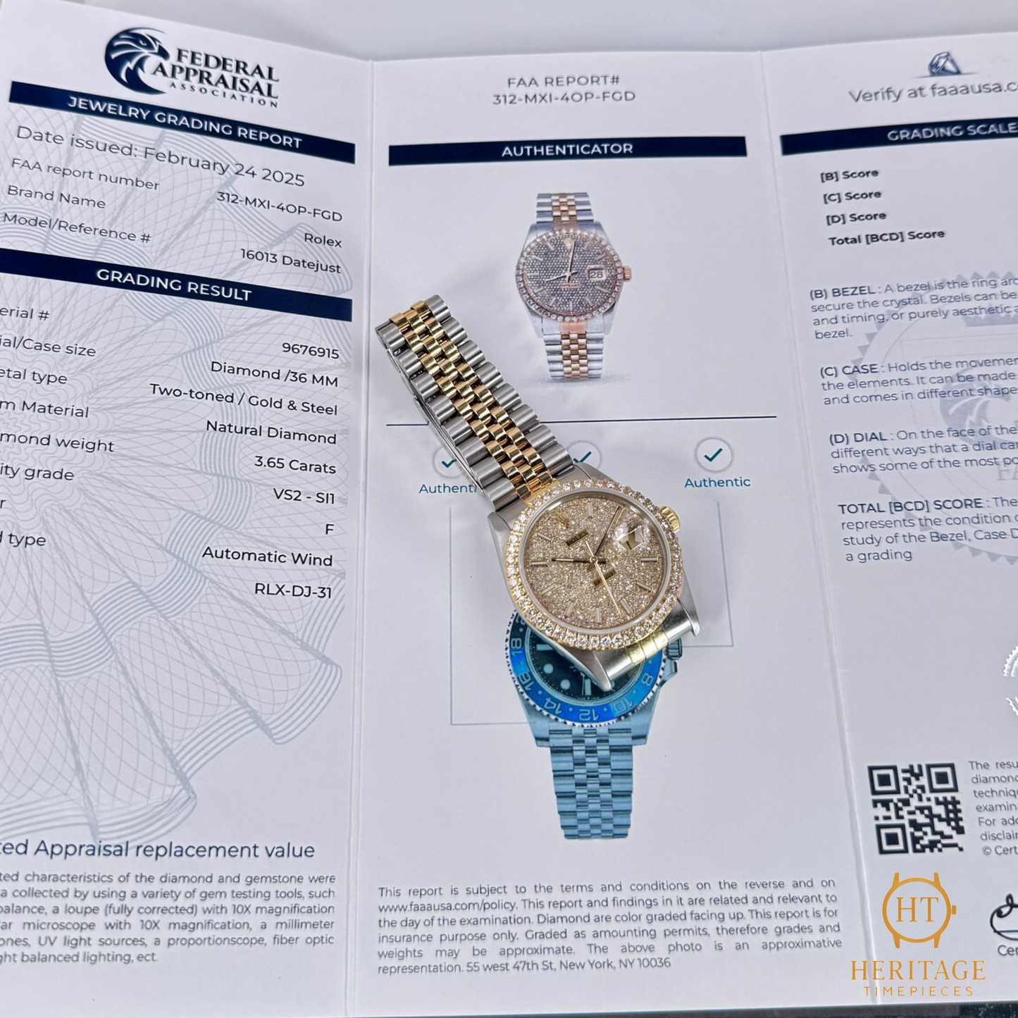 Rolex Diamond Datejust - Reference 16013 (c.1980s)