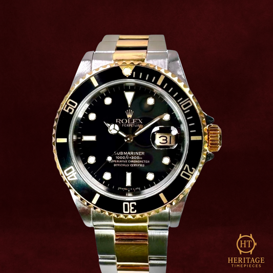 Rolex Submariner Date 'Black Dial, Two-Tone' - Reference 16613 (c.1990s)