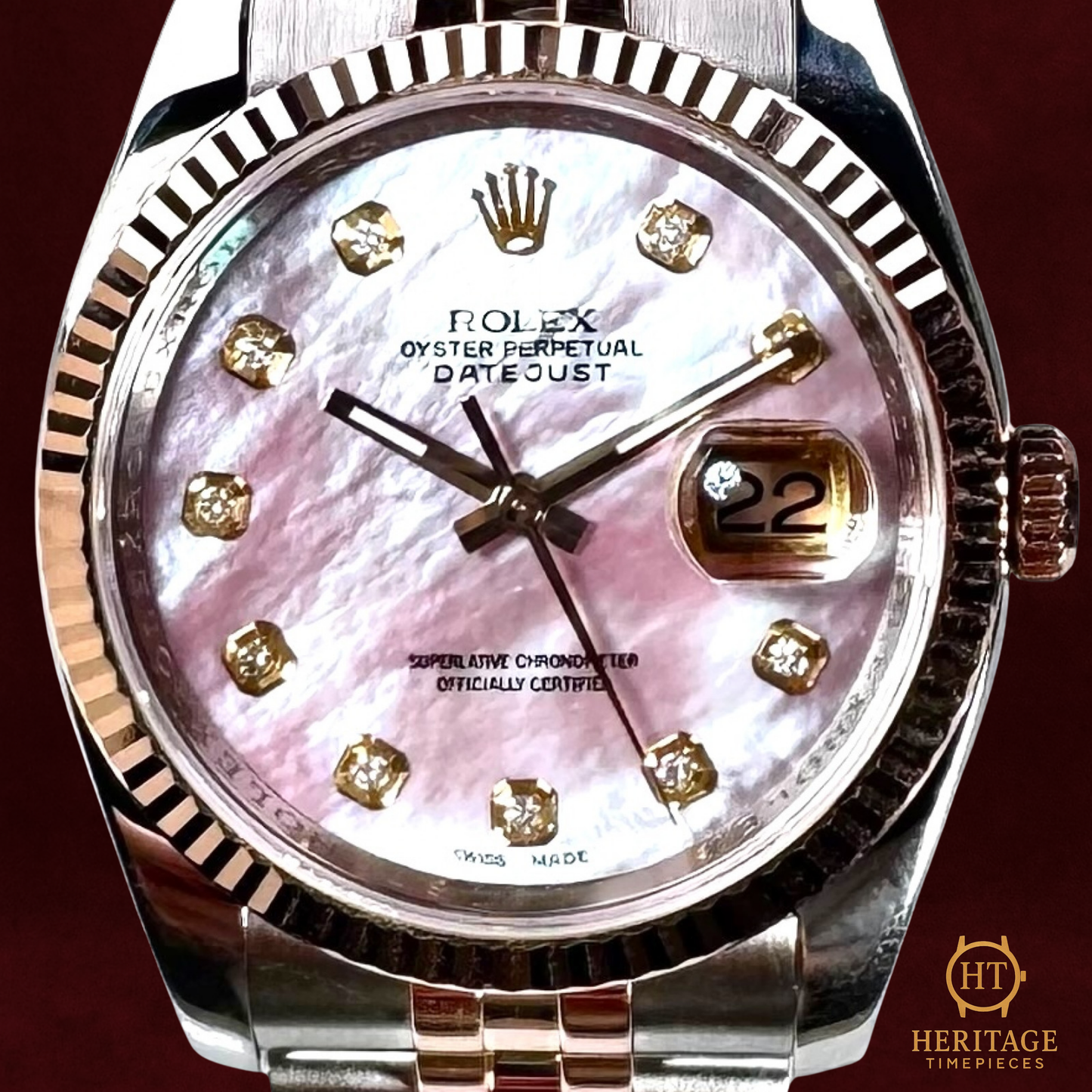 Rolex Datejust 36 ‘Rose Gold MOP Diamond Dial’ - Reference 116231 (2010)