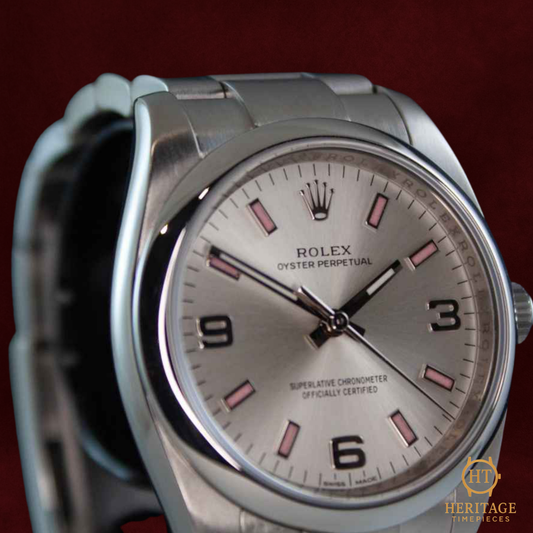 Rolex Oyster Perpetual 34 ‘Silver Dial – Stainless Steel’ – Reference 114200