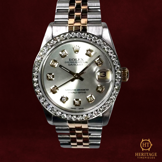 Rolex Datejust 31 ‘Diamond Dial’ – Steel & Gold – Reference 68273