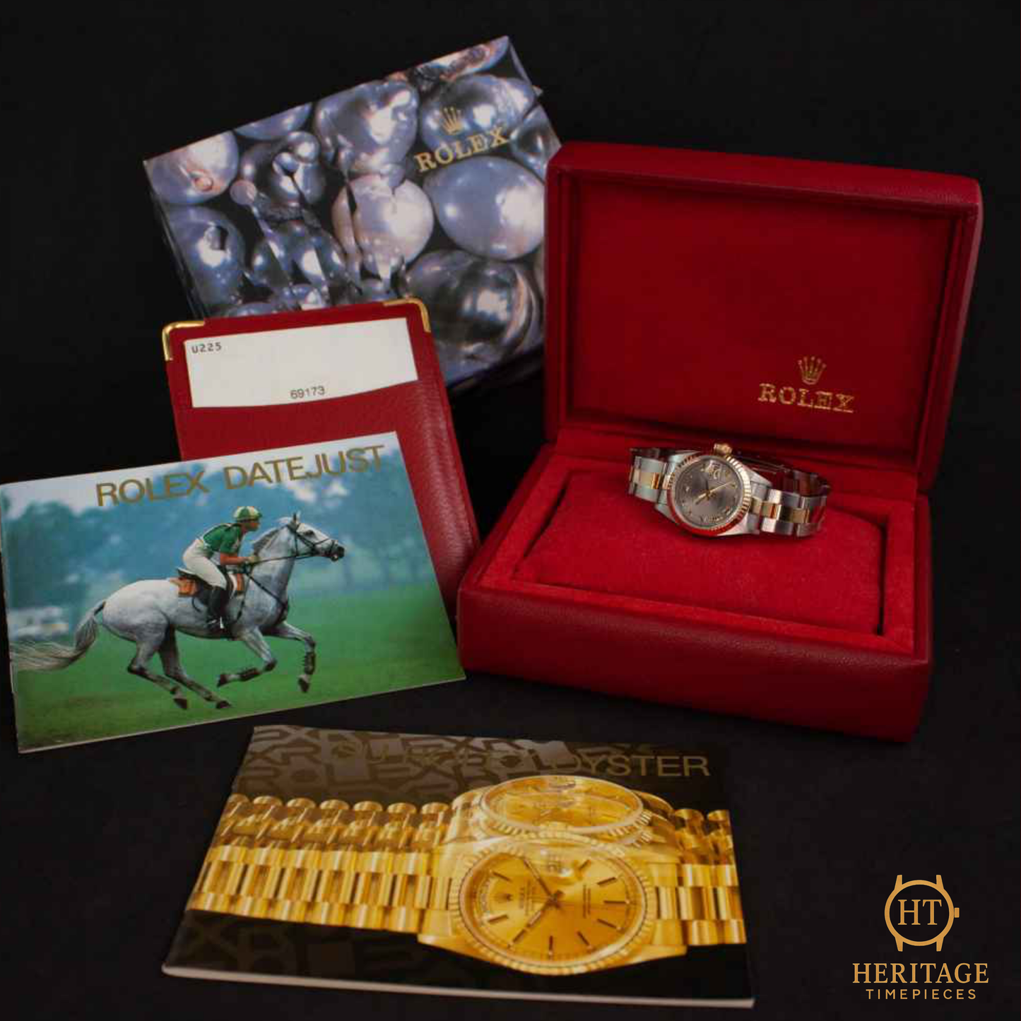 Rolex Lady-Datejust ‘Steel & Yellow Gold – Grey Dial’ – Reference 69173 (1998)