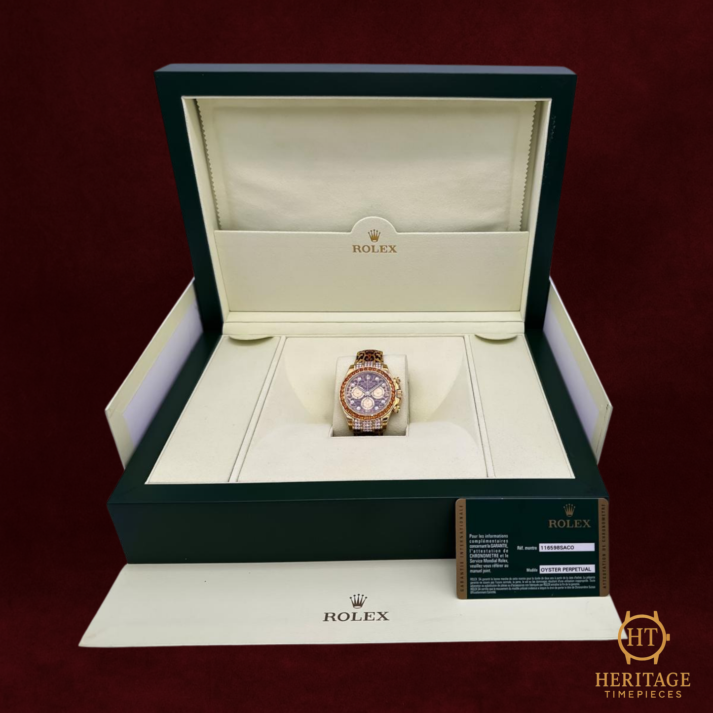 Rolex Cosmograph Daytona “Leopard” – Reference 116598SACO (2011) TA