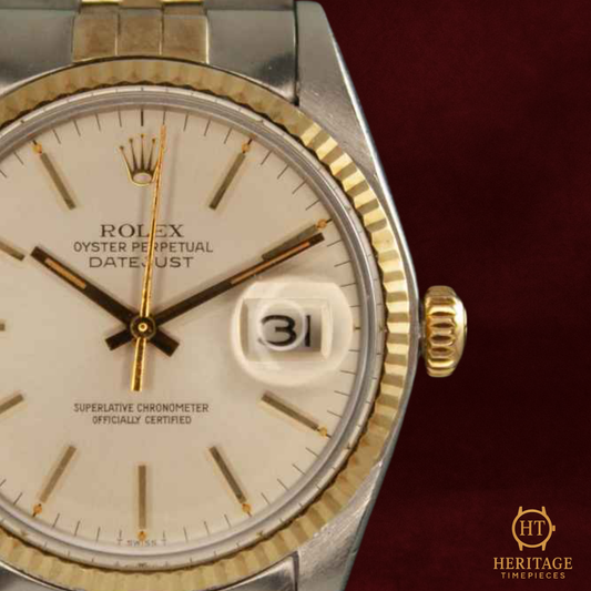 Rolex Datejust 36 ‘Steel & Yellow Gold – Silver Dial’ – Reference 16013 (1978)