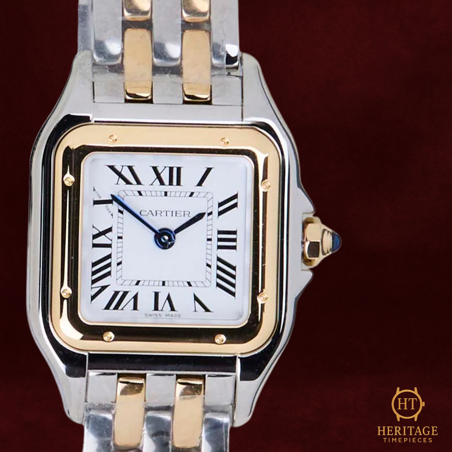 Cartier Panthére De Cartier Small 'Steel/Yellow Gold - Silver Roman Dial' - Reference W2PN0018 / 4023 (2025)