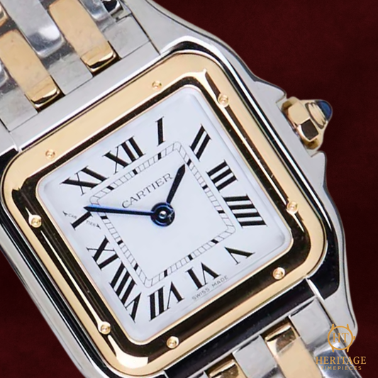 Cartier Panthére De Cartier Small 'Steel/Yellow Gold - Silver Roman Dial' - Reference W2PN0018 / 4023 (2025)