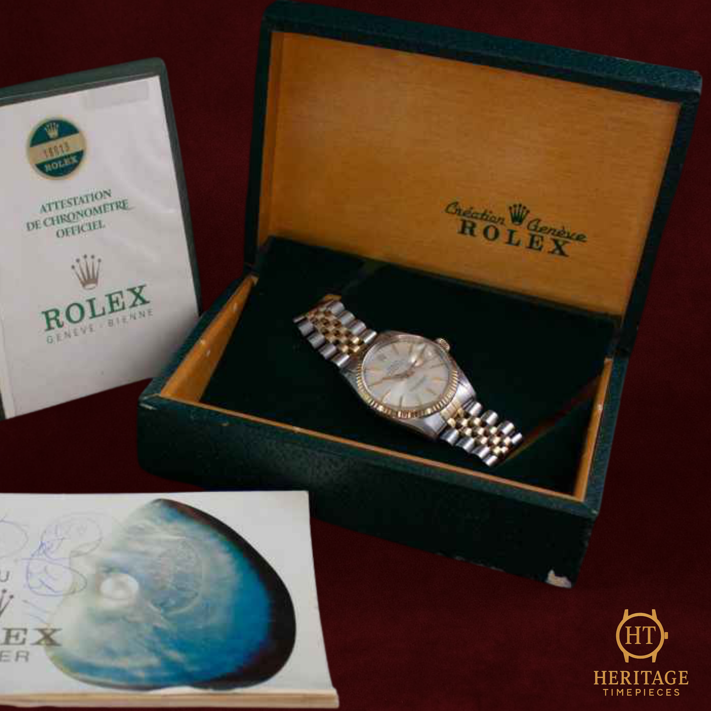 Rolex Datejust 36 ‘Steel & Yellow Gold – Silver Dial’ – Reference 16013 (1978)
