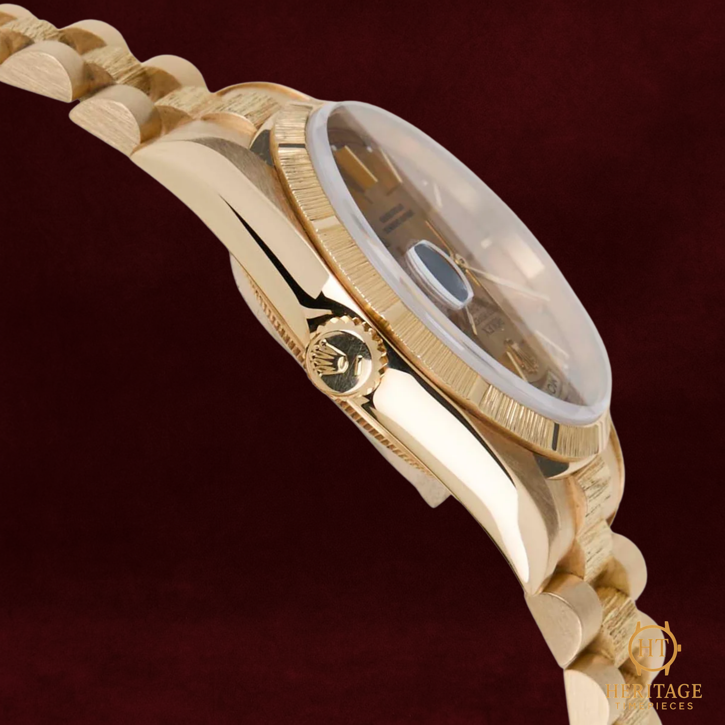 Rolex Day-Date 36 ‘Champagne Dial – Bark Finish’ – Reference 18248 (1991)