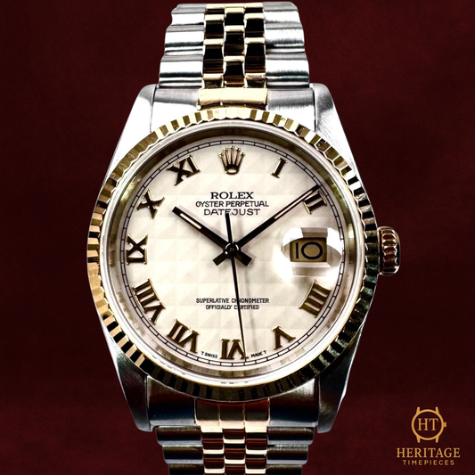 Rolex Datejust 'Ivory Pyramid Dial' - Reference 16233 (c.1980s)