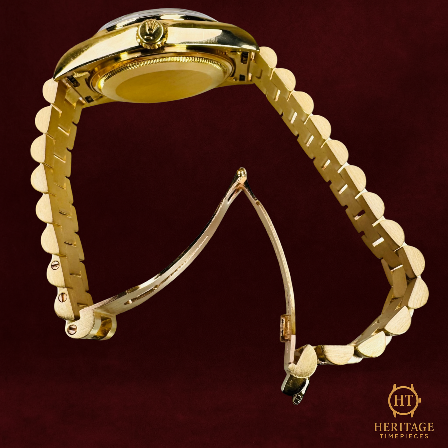 Rolex Day-Date 36 ‘Black Dial, Factory Diamonds’ – Reference 18048