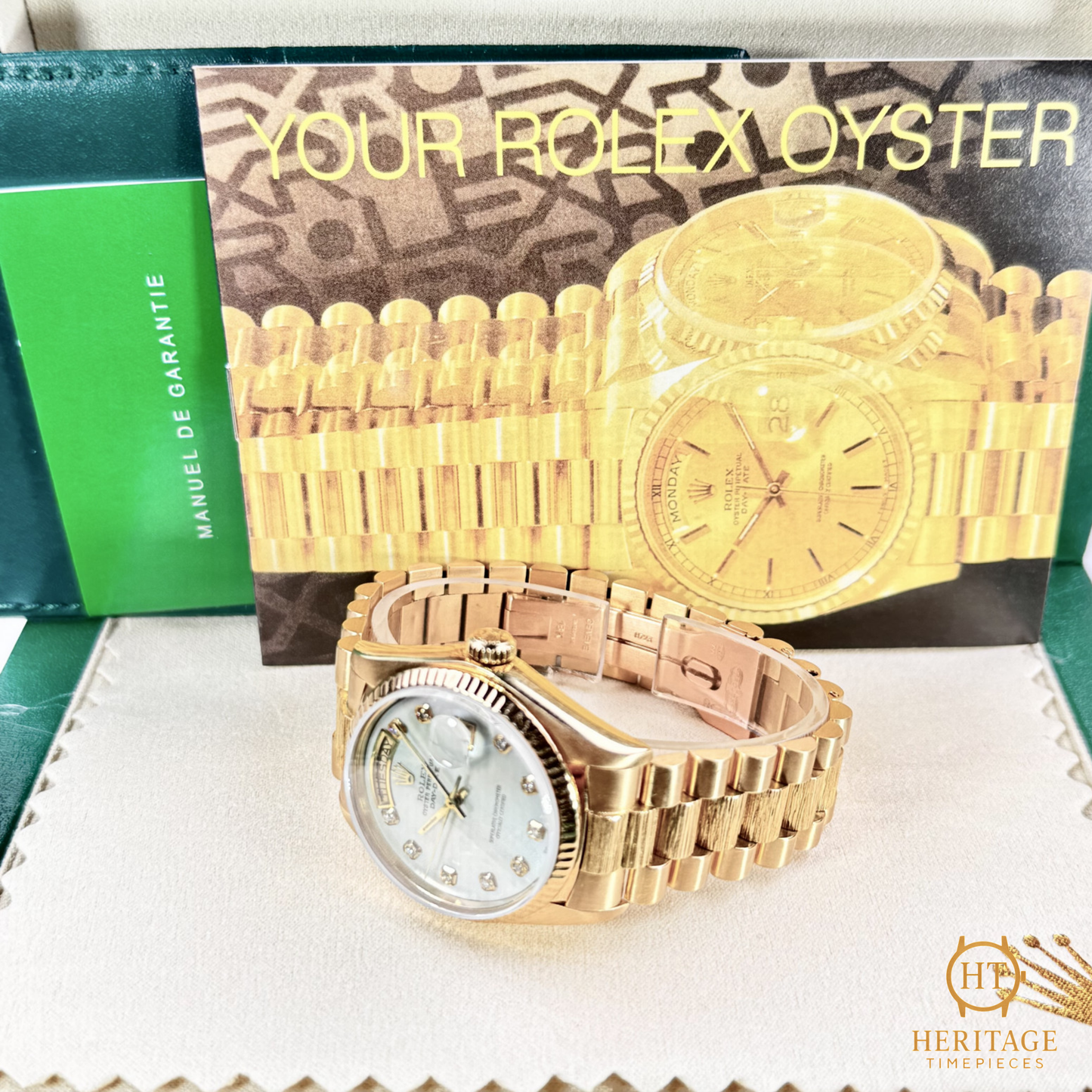 Rolex Day-Date 36 ‘Bark Finish MOP Diamond Dial’ - Reference 18078 (1980)