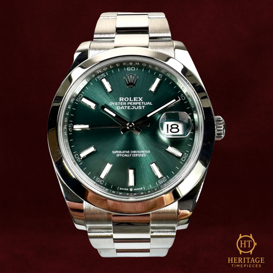 Rolex Datejust 41 ‘Mint Green Dial’ – Reference 126300 (2025)