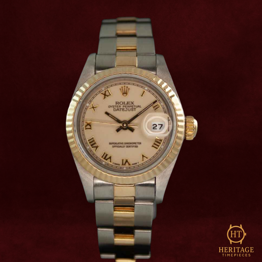 Rolex Lady-Datejust ‘Steel & Yellow Gold – Custom Dial’ – Reference 69173 (1989)