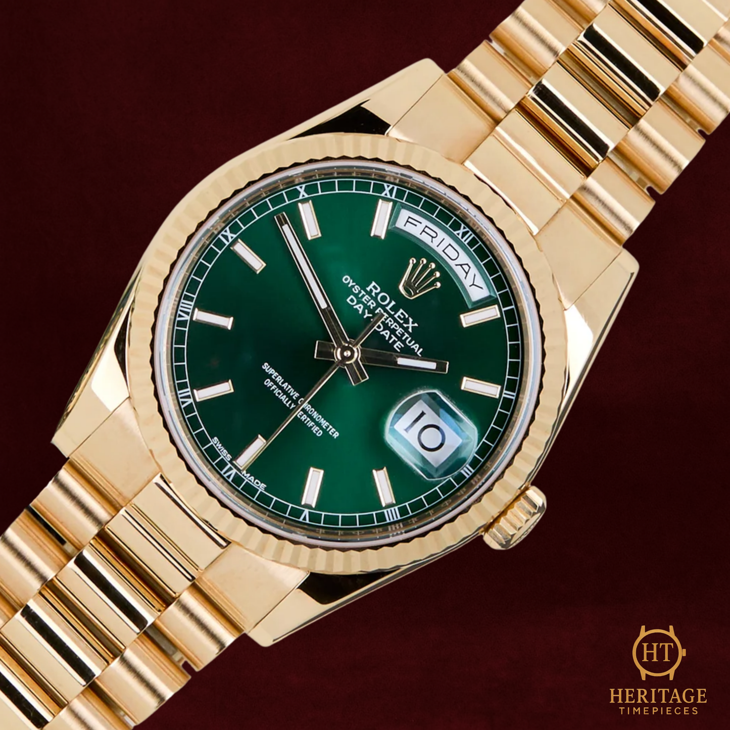 Rolex Day-Date 36 'Green Dial - President' - Reference 118238 (2018)