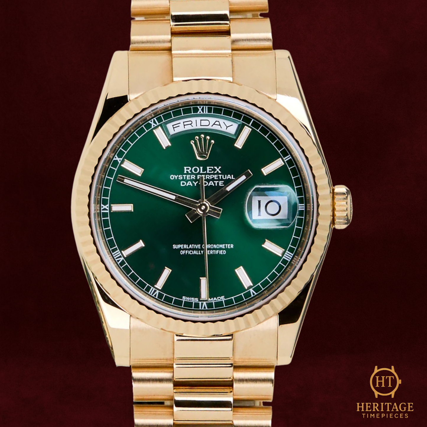 Rolex Day-Date 36 'Green Dial - President' - Reference 118238 (2018)