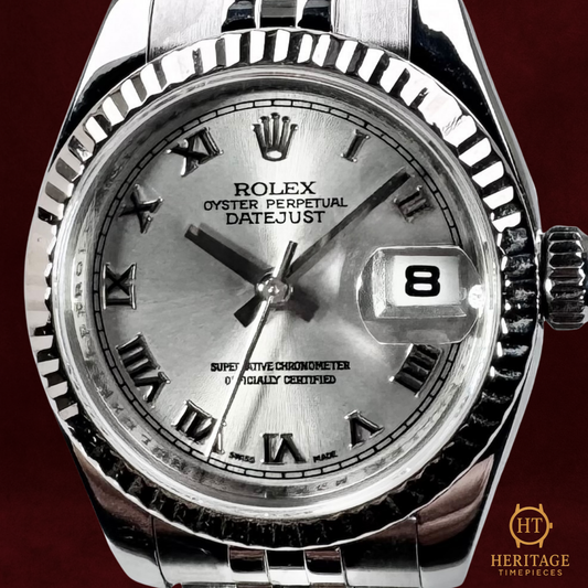 Rolex Lady-Datejust 26 ‘Rhodium Roman Dial’ - Reference 179174 (2008)