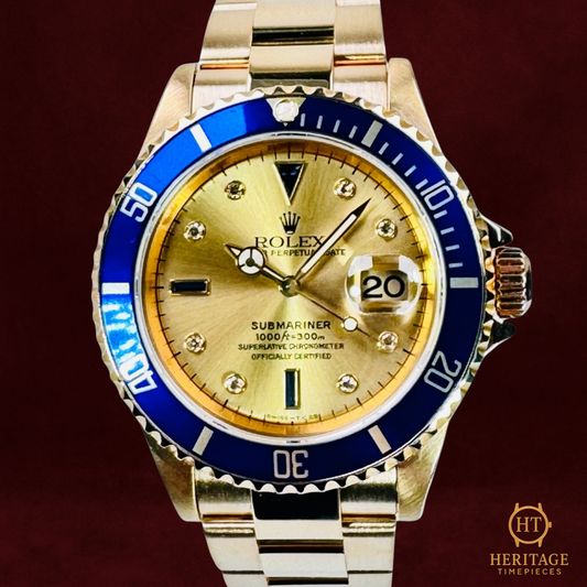 Rolex Submariner Date ‘Serti Diamond & Sapphire Dial’ - Reference 16618
