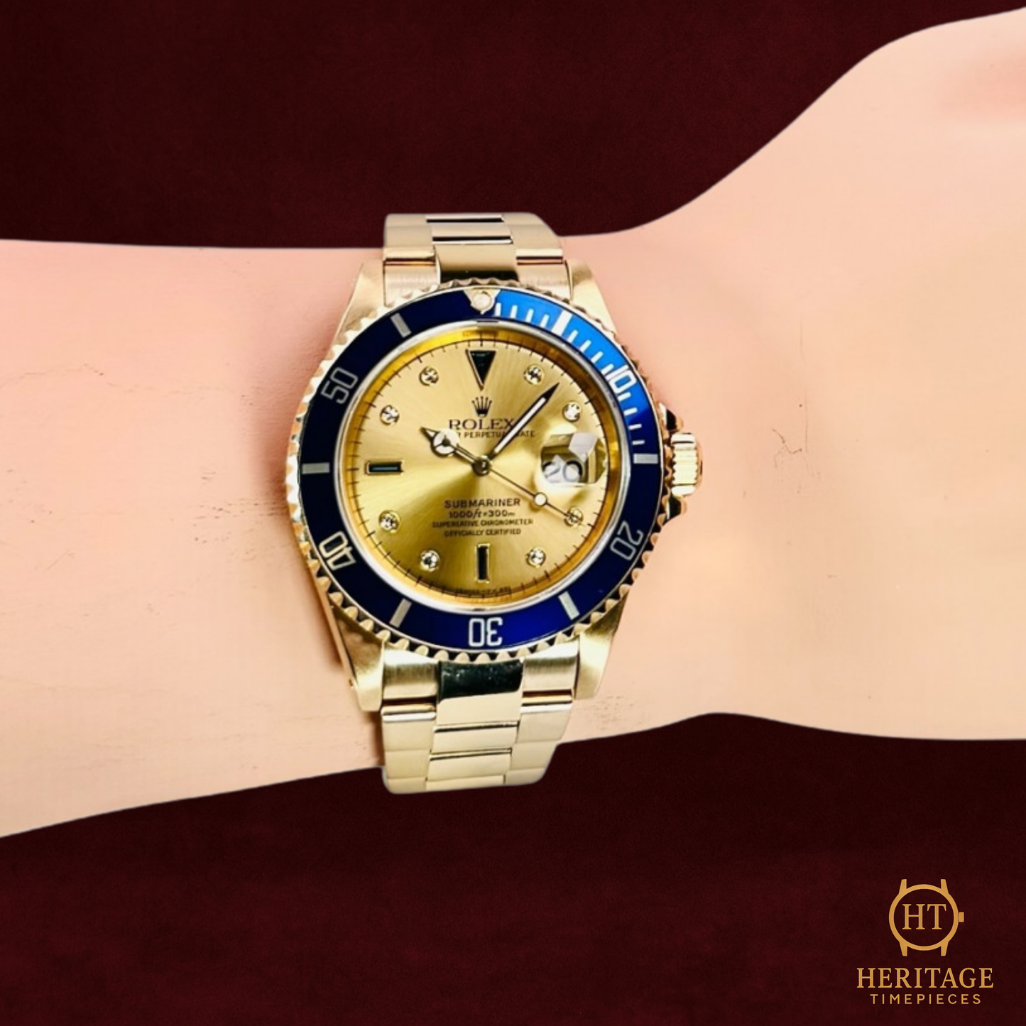 Rolex Submariner Date ‘Serti Diamond & Sapphire Dial’ - Reference 16618
