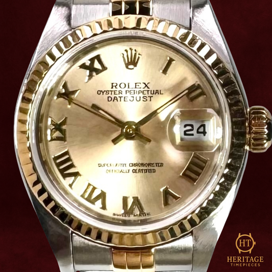 Rolex Lady-Datejust 26 ‘Champagne Roman Dial – Jubilee’ - Reference 79173 (2001)