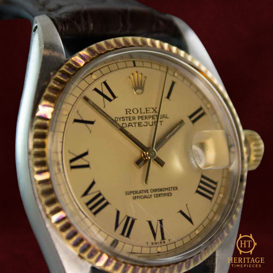 Rolex Datejust 36 ‘Steel & Yellow Gold – Champagne Dial’ – Reference 1601 (1976)