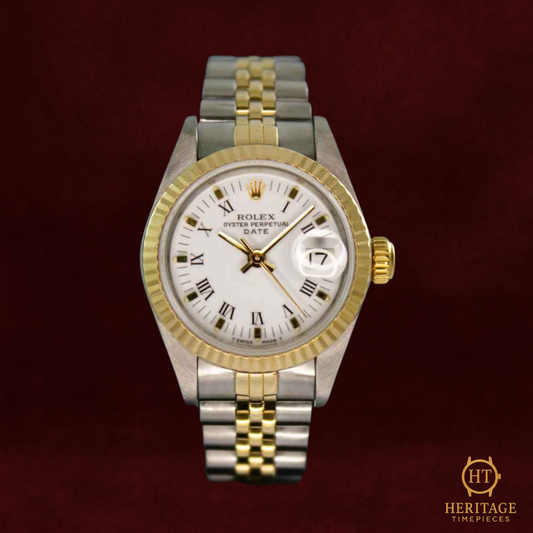 Rolex Lady Datejust ‘White Dial – Steel & Yellow Gold’ – Reference 69173 (1985)
