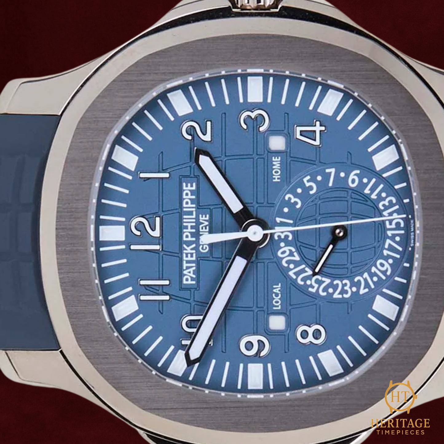 Patek Philippe Aquanaut Travel Time 'Blue Dial - White Gold' - Reference 5164G-001 (2024)