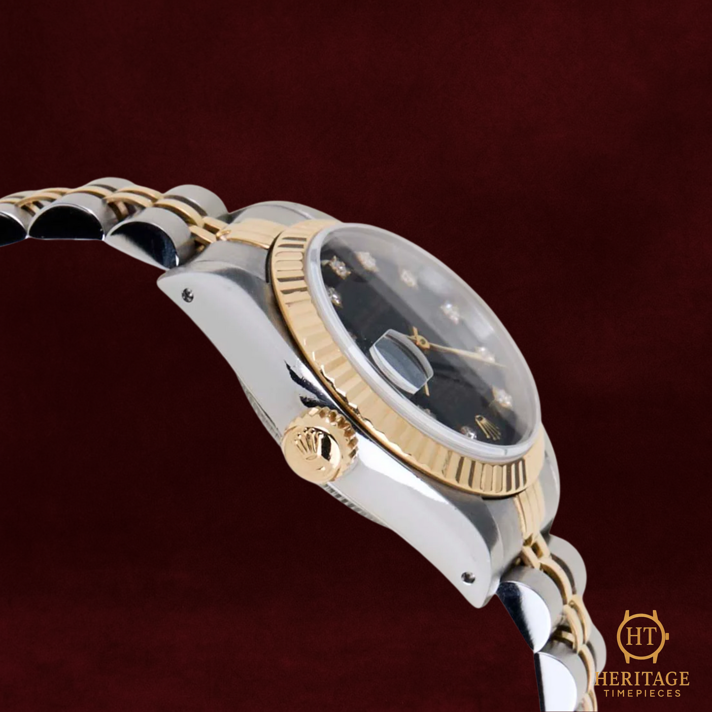 Rolex Datejust 26 'Black Diamond Dial Jubilee' - Reference 69173 (1990)