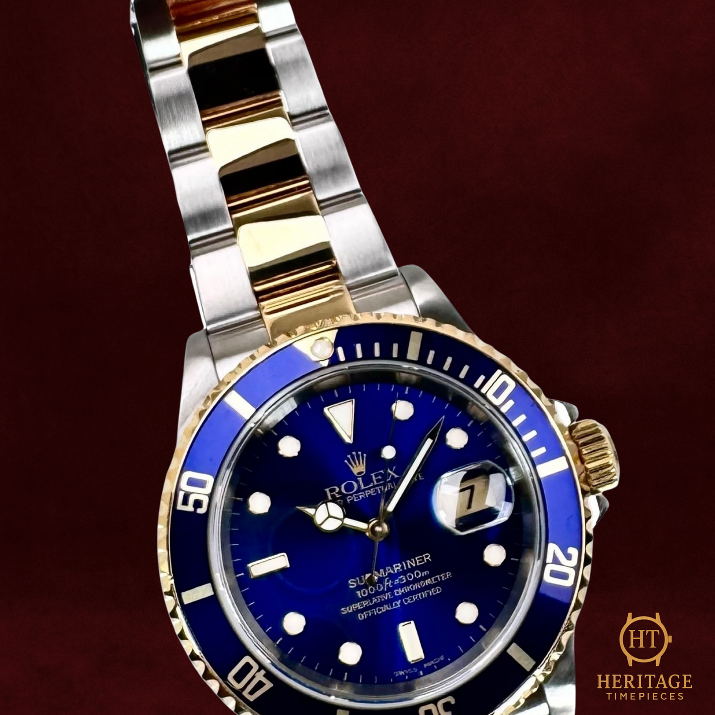 Rolex Submariner Date 'Blue Dial, Two-Tone “Bluesy”' - Reference 16613 (2000)