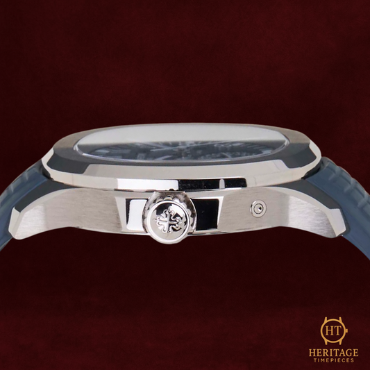 Patek Philippe Aquanaut Travel Time 'Blue Dial - White Gold' - Reference 5164G-001 (2024)