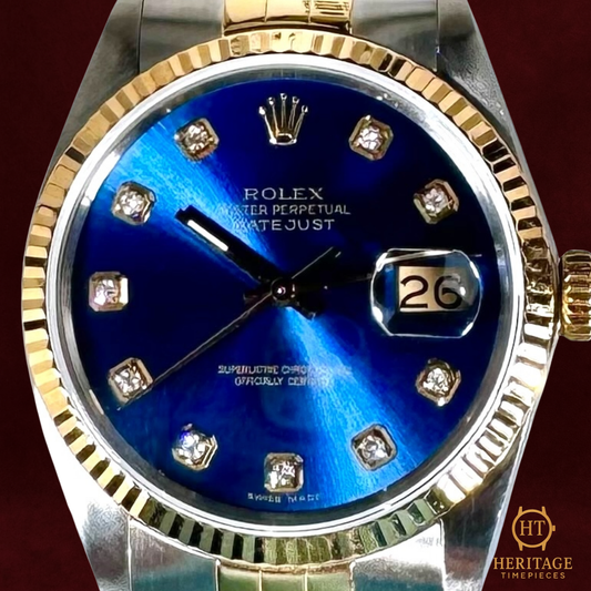 Rolex Datejust 36 ‘Blue Diamond Dial’ - Reference 16013 (1986)