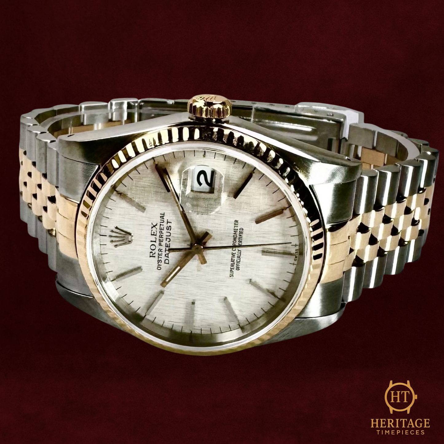 Rolex Datejust 'Silver Linen Dial' - Reference 16233 (c.1987)