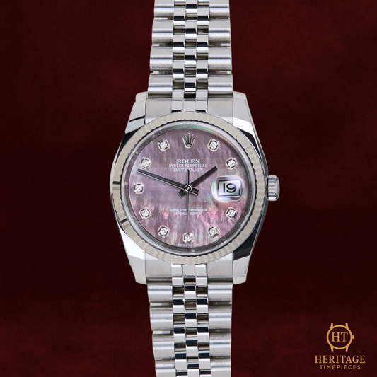Rolex Datejust 36 ‘Tahitian Mother of Pearl Diamond Dial, Jubilee’ – Reference 116234 (2019)