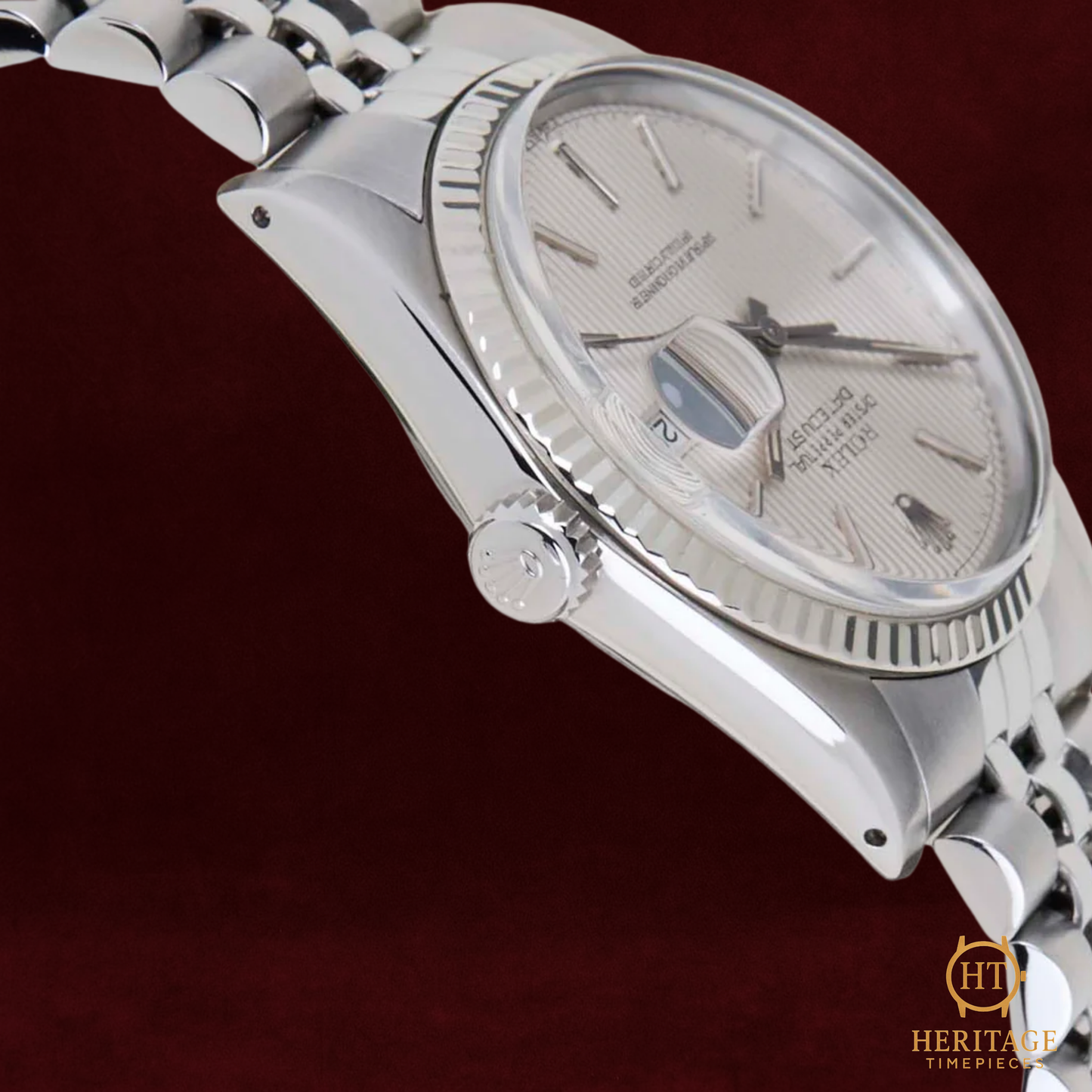 Rolex Datejust 36 ‘Silver Tapestry Dial – Jubilee’ – Reference 16014 (1983)