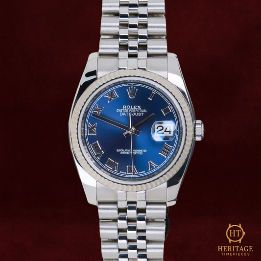 Rolex Datejust 36 ‘Blue Roman Dial – Jubilee’ – Reference 116234 (2016)