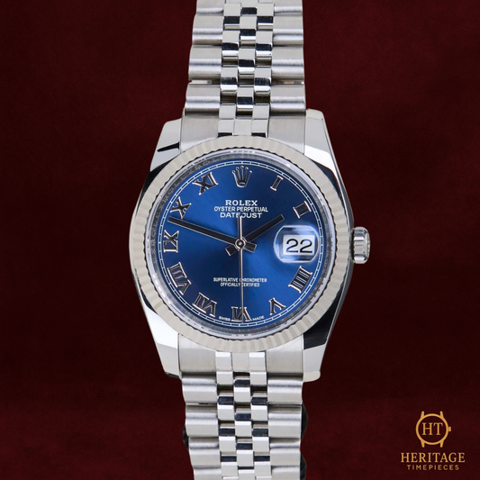 Rolex Datejust 36 ‘Blue Roman Dial’ – Jubilee – Reference 116234 (2019)