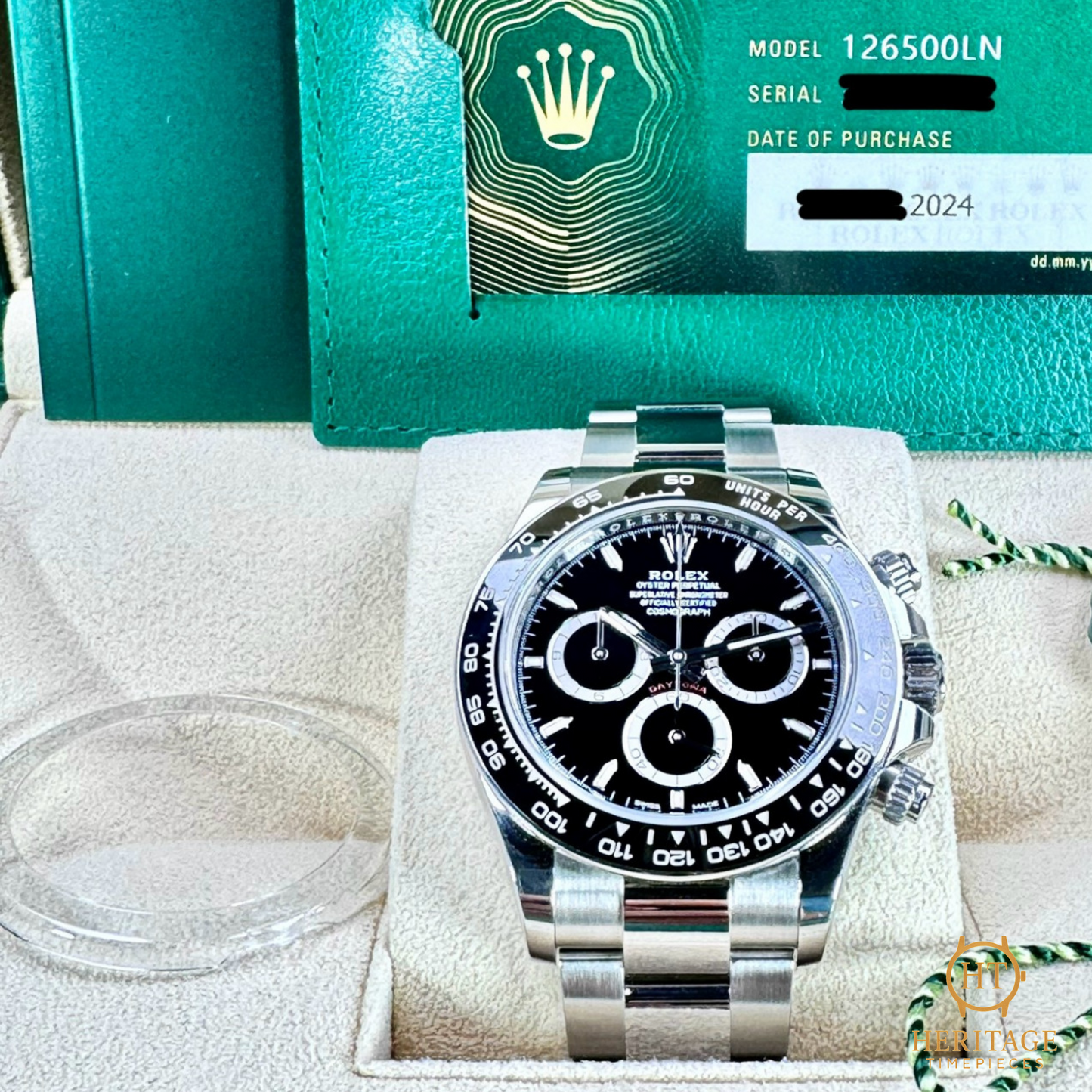 Rolex Black Daytona - Reference 126500 (2024)