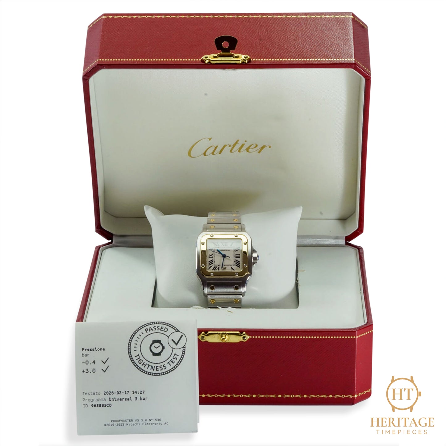Cartier Santos Galbée (c. 2000) Ref W20011C4 PW