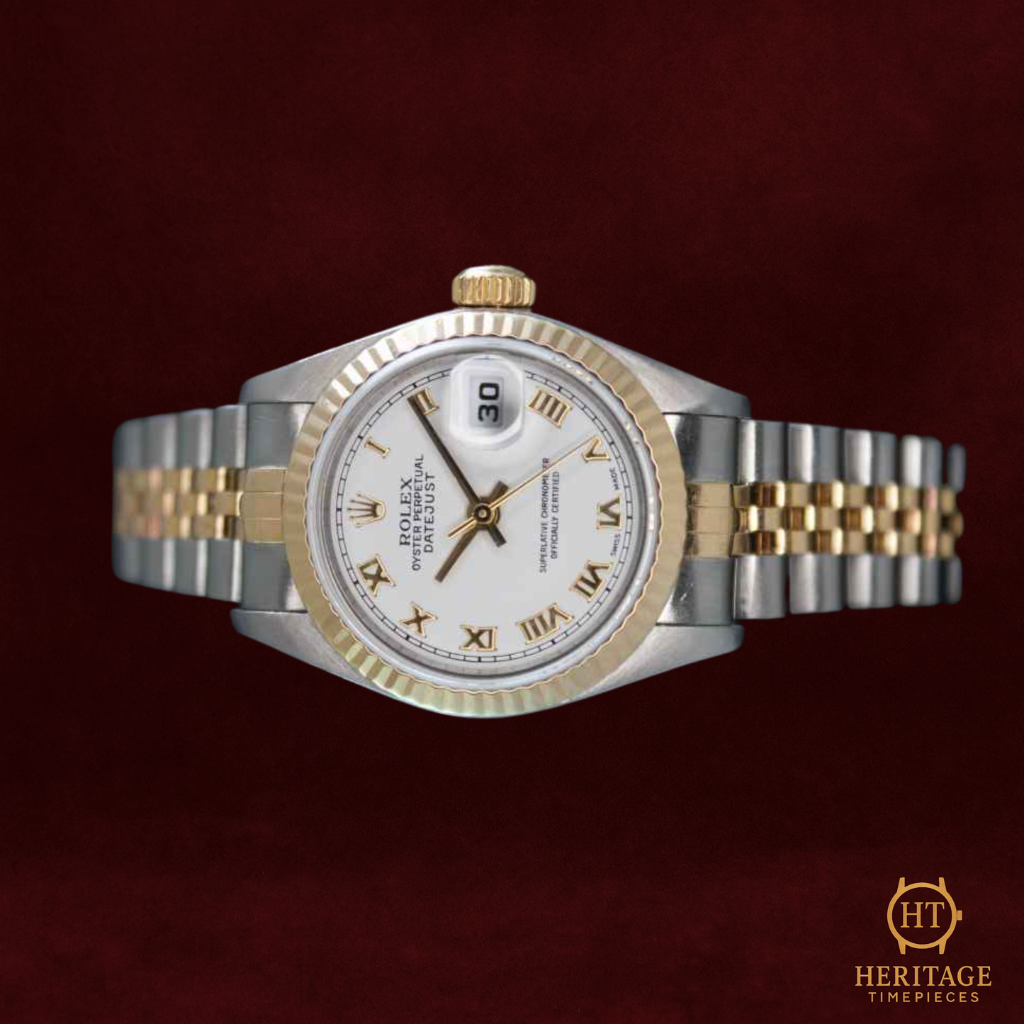 Rolex Lady-Datejust ‘Steel & Yellow Gold – White Dial’ – Reference 79163 (1999)