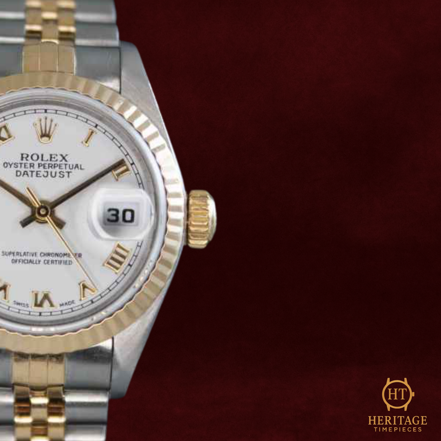Rolex Lady-Datejust ‘Steel & Yellow Gold – White Dial’ – Reference 79163 (1999)