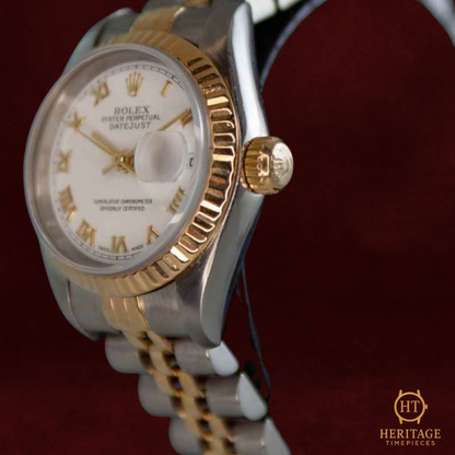 Rolex Lady-Datejust ‘Steel & Yellow Gold – White Dial’ – Reference 79163 (1999)