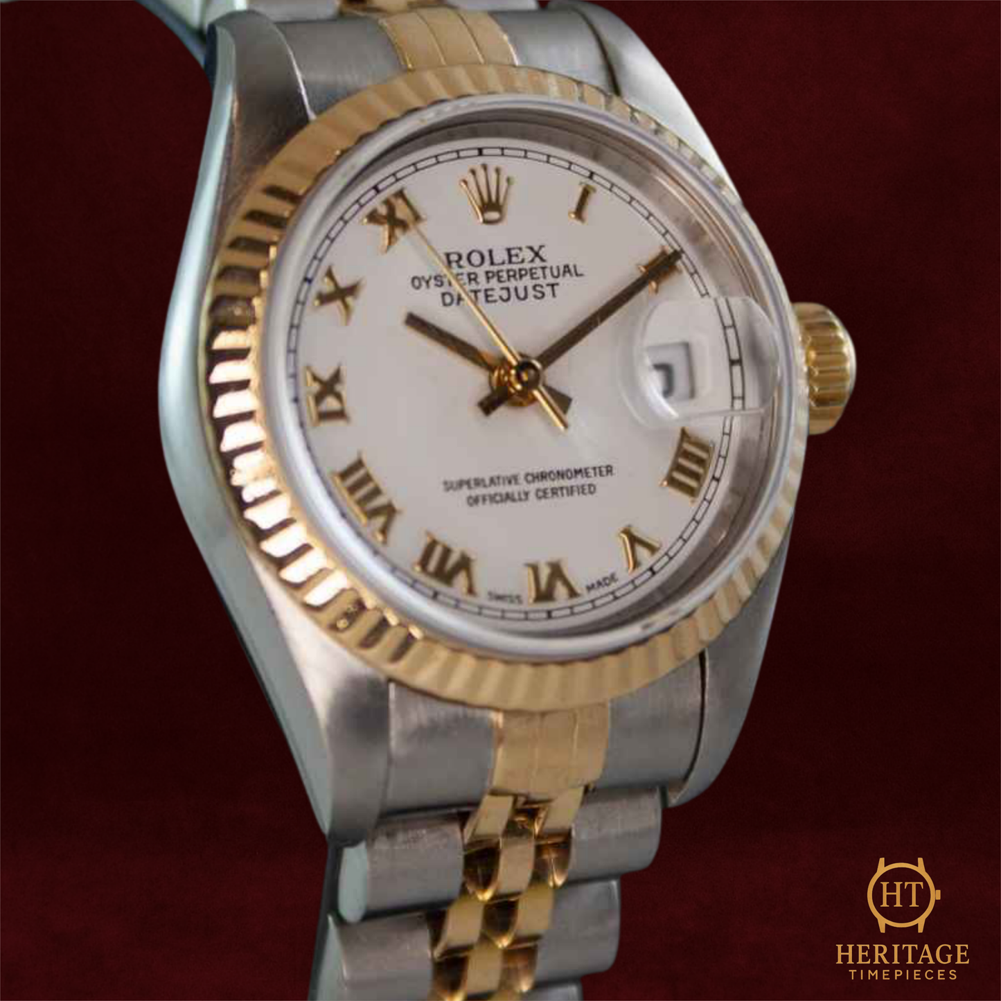 Rolex Lady-Datejust ‘Steel & Yellow Gold – White Dial’ – Reference 79163 (1999)