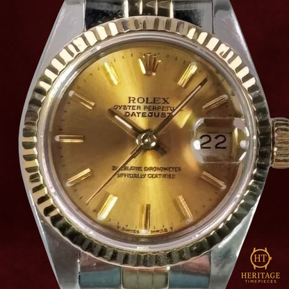 Rolex Datejust 'Champagne Dial' (woman) - Reference 69173 (c.1990s)