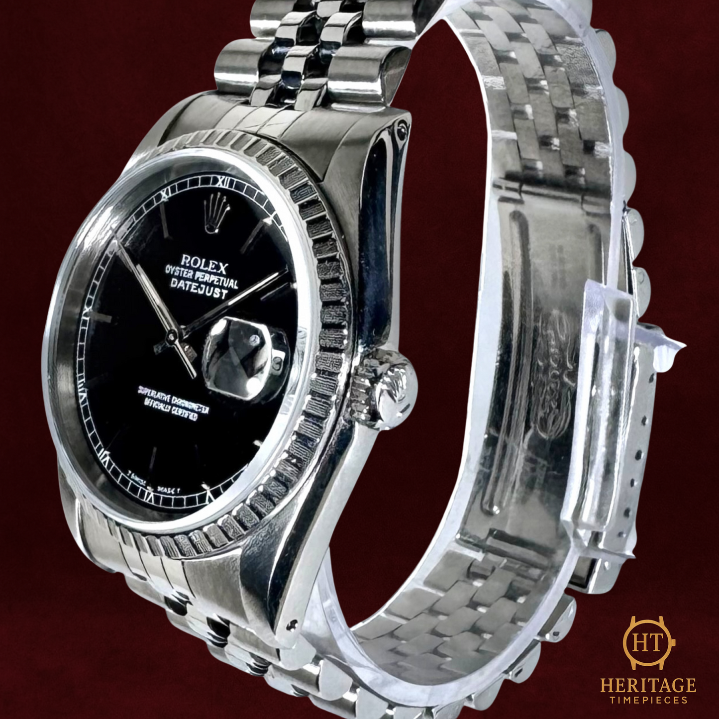 Rolex Datejust 'Black Dial' - Reference 16220 (c.1990s)
