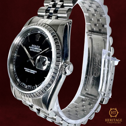 Rolex Datejust 'Black Dial' - Reference 16220 (c.1990s)