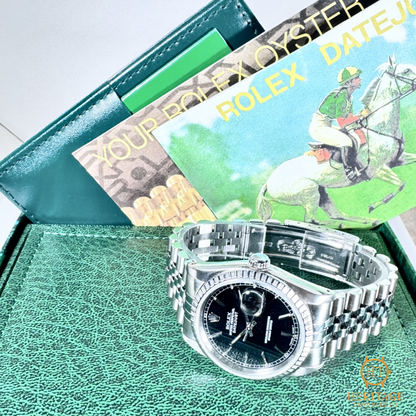 Rolex Datejust 'Black Dial' - Reference 16220 (c.1990s)