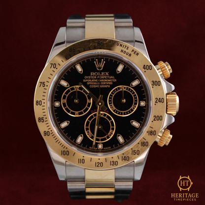 Rolex Cosmograph Daytona ‘Steel & Yellow Gold – Black Dial’ – Reference 116523 (2003)