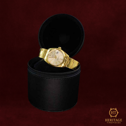 Rolex Oyster Perpetual Date ‘Champagne Dial – Yellow Gold’ – Reference 1500 (1977)