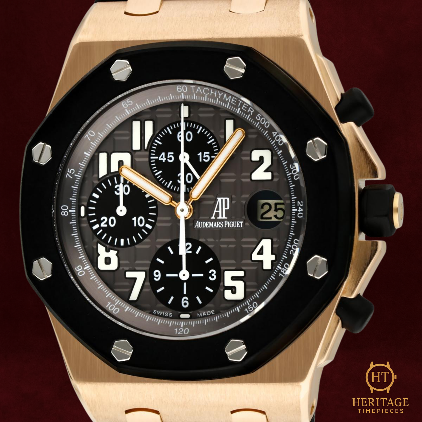 Audemars Piguet Royal Oak Offshore ’Rose Gold Rubber-Clad Chronograph’ – Reference 25940OK.OO.D002CA.01.A (2011)