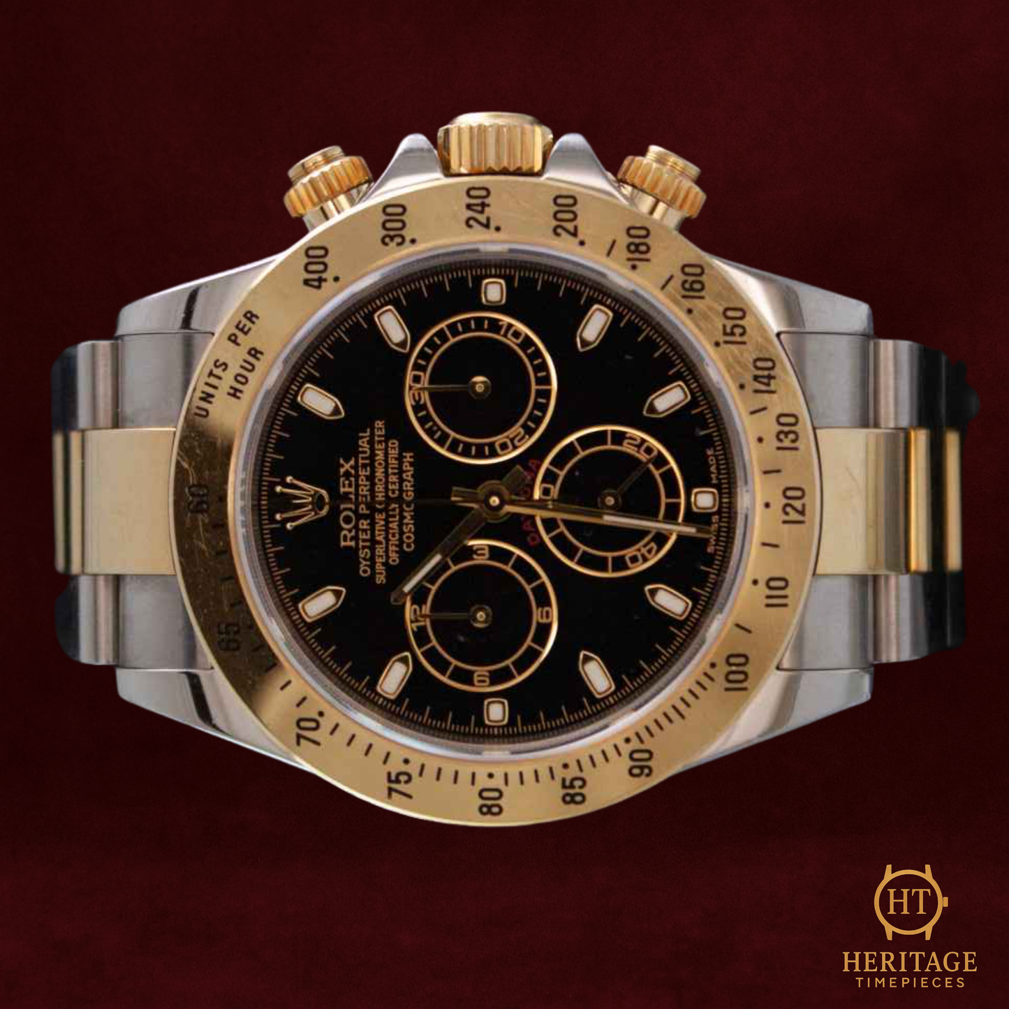 Rolex Cosmograph Daytona ‘Steel & Yellow Gold – Black Dial’ – Reference 116523 (2003)