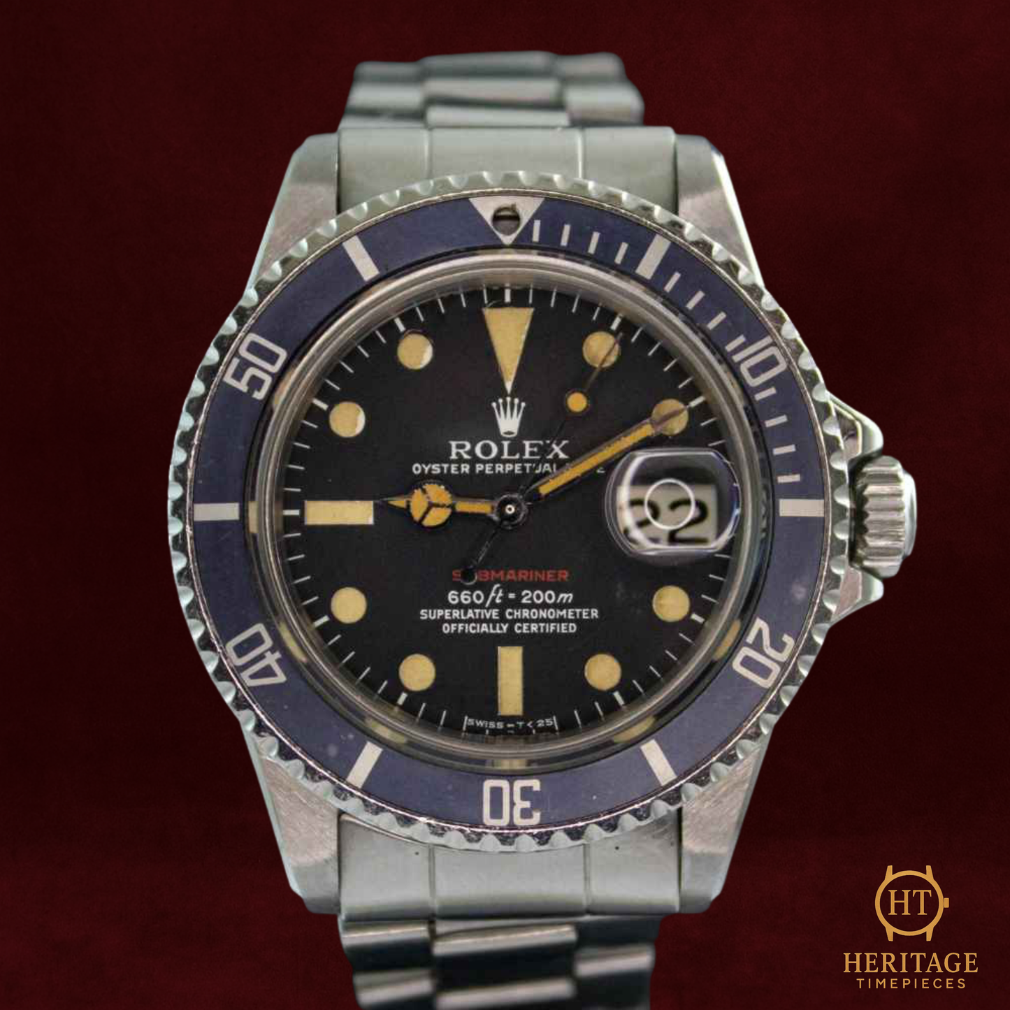 Rolex Submariner “Red Letter” – Reference 1680 (1973)